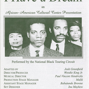Twelfth Annual Martin Luther King, Jr. Cultural Festival "I Have a Dream" Performance pamphlet, January 25, 1997