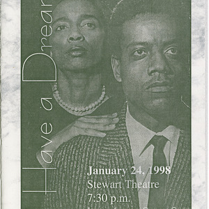 Thirteenth Annual Martin Luther King, Jr. Cultural Festival "I Have a Dream" Performance program, January 24, 1998