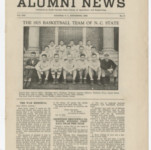 Alumni News, Vol. 8 No. 2, December 1924