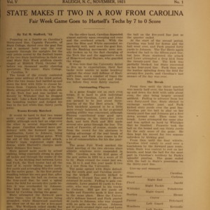 Alumni News, Vol. 5 No. 1, November 1921