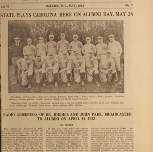 Alumni News, Vol. 6 No. 7, May 1923