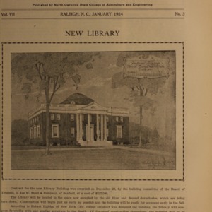 Alumni News, Vol. 7 No. 3, January 1924