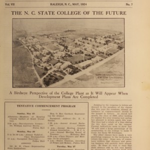 Alumni News, Vol. 7 No. 7, May 1924
