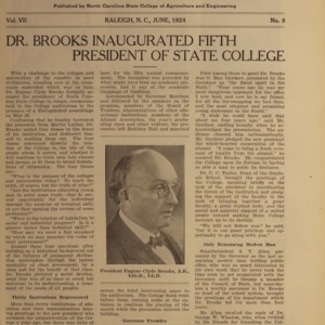 Alumni News, Vol. 7 No. 8, June 1924