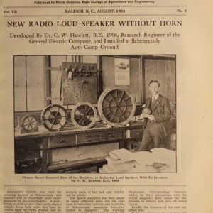 Alumni News, Vol. 7 No. 8, August 1924