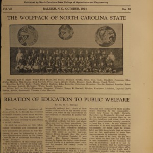 Alumni News, Vol. 7 No. 10, October 1924