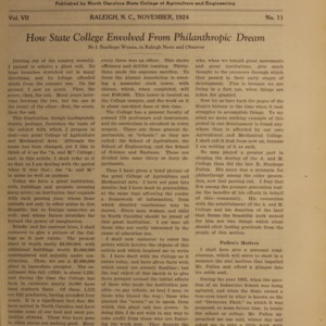 Alumni News, Vol. 7 No. 11, November 1924