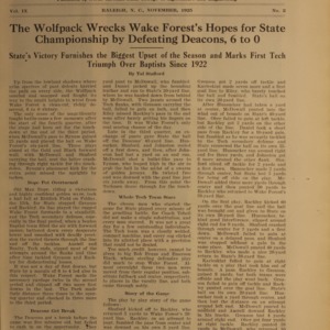 Alumni News, Vol. 9 No. 2, November 1925