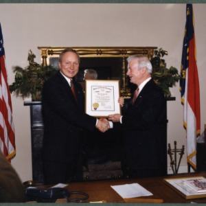 Dr. George Dixon and Governor Hunt