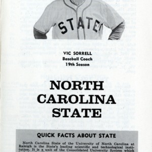 Roster, Men's baseball, North Carolina State, 1964 season