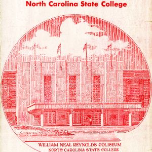 Program, Men's basketball, North Carolina State versus Wake Forest, 11 February 1950
