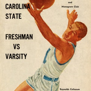 Program, Mens' Basketball, North Carolina State Freshman versus Varsity, 23 November 1961