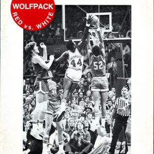 Program, Men's basketball, North Carolina State Red vs. White, 23 November 1974