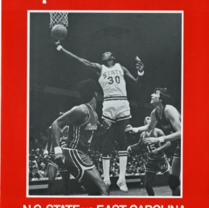 Program, Men's basketball, North Carolina State versus East Carolina, 3 December 1975