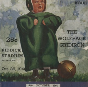 Program, Football, North Carolina State versus Mississippi State, 26 October 1940