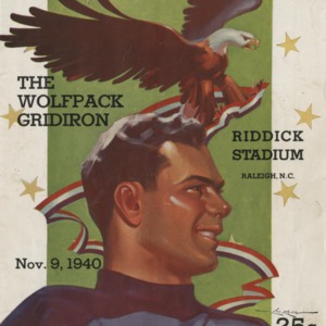 Program, Football, North Carolina State versus Wake Forest, 9 November 1940
