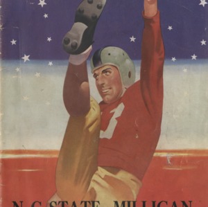 Program, Football, North Carolina State versus Milligan, 22 September 1945