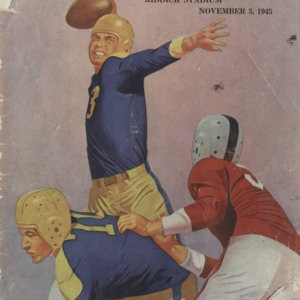 Program, Football, North Carolina State versus Virginia Polytechnic, 3 November 1945