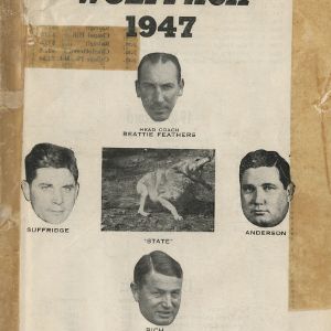 Media guide, Football, North Carolina State, 1947 season