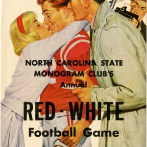 Program, Men's football, North Carolina State Annual Red-White , 25 March 1961