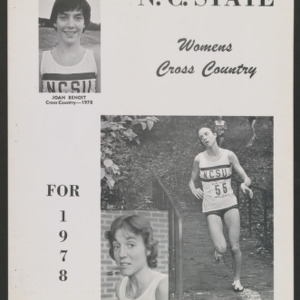 NC State Women's Cross Country media guide, 1978