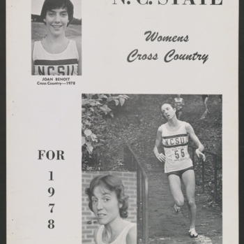 NC State Women's Cross Country media guide, 1978