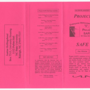 Project Safe -- NC State University brochure