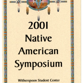 2001 Native American Symposium schedule