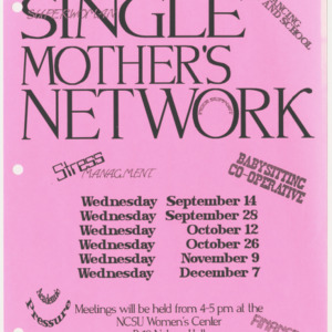 Single Mothers Network flyer