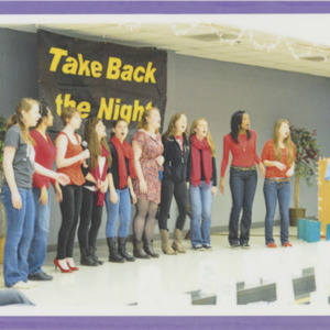 Group Singing at Take Back the Night