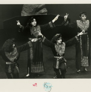 Young girls perform at Arabian Night