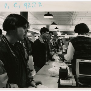 Students buy books for the beginning of the semester