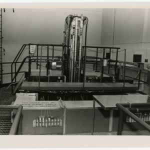 Top of Burlington Lab Nuclear Reactor