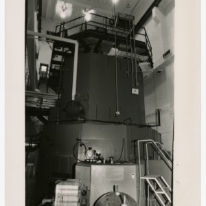 Bottom of Burlington Lab Nuclear Reactor