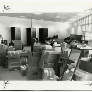 Unpacking boxes for Harris Addition Move-in
