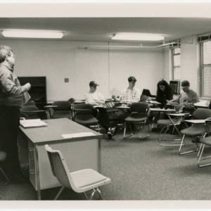 Students in Metcalf class room