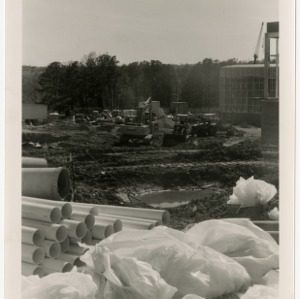 Construction at Centennial campus grounds