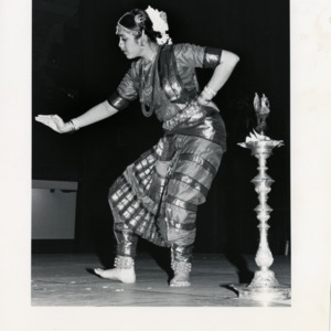 Dancer performs at India Night