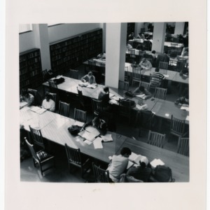 Students study at tables in D. H. Hill Jr. Library