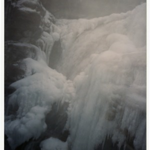 Frozen waterfall on Mt. Washington