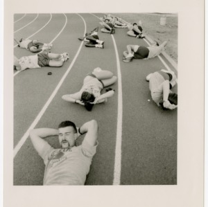 Group of Students stretching