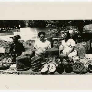 Vendors sell goods on campus