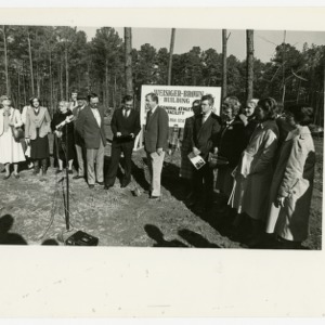 Groundbreaking for the Weisiger-Brown Building