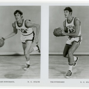 NC State basketball's Craig Kuszmaul and Tim Stoddard