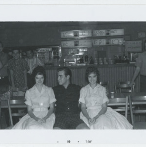Group of Students at Diner