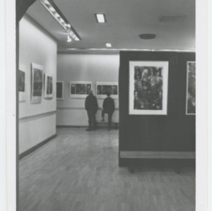 Gallery with Visitors