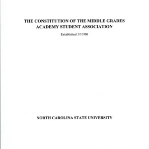Middle Grades Academy constitution