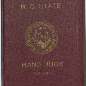 Student Handbooks, 1933-1934