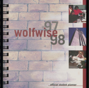 Official Student Planner. Wolfwise Planner, 1997-1998