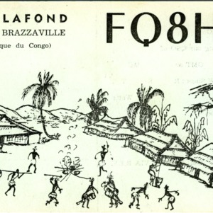 QSL Card from FQ8HP, Brazzaville, Repulbique du Congo, to W4ATC, NC State Student Amateur Radio